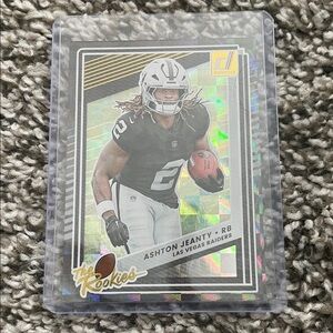 Donruss Las Vegas Raider’s Ashton Jeanty Rookie Football Card